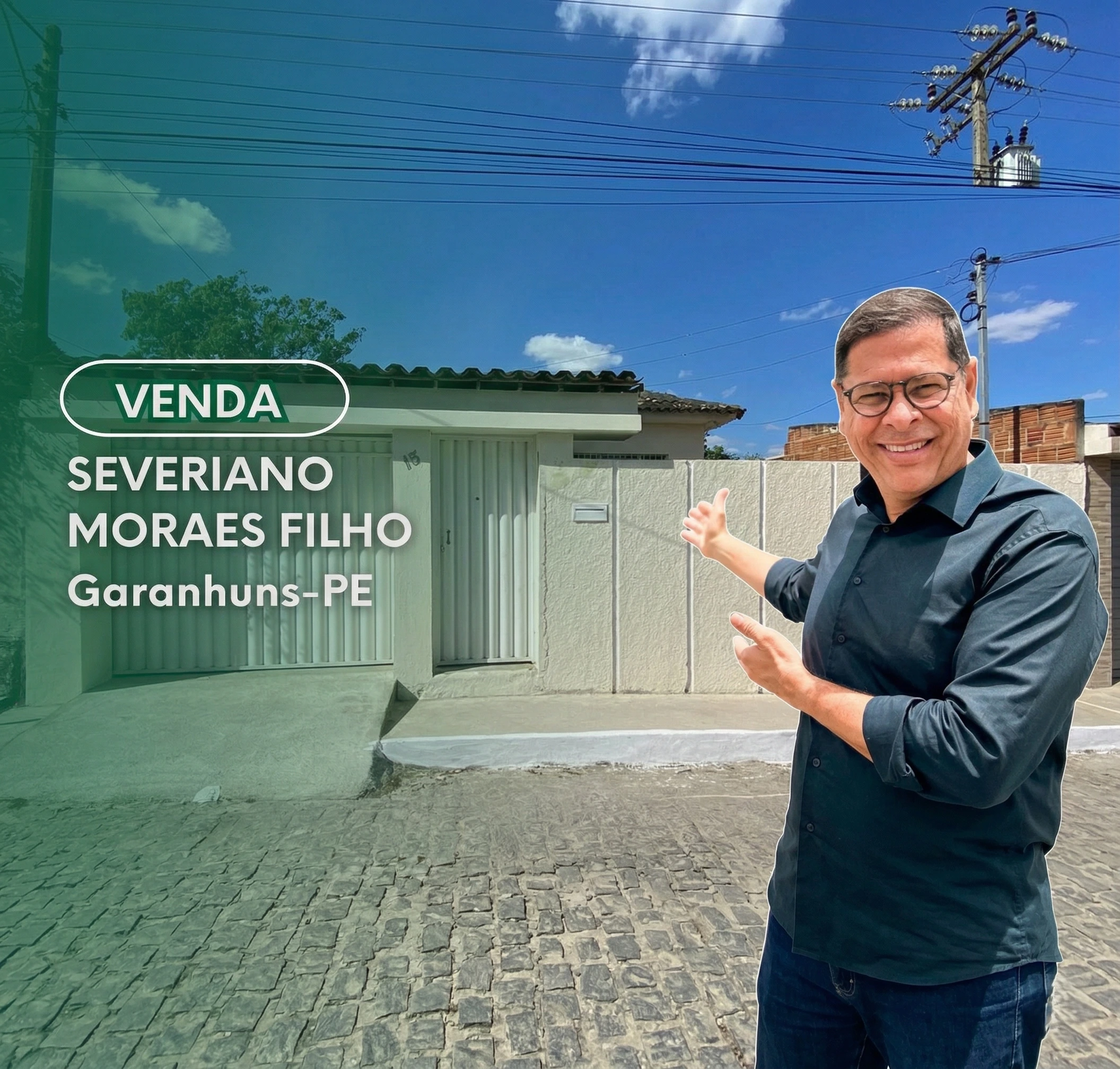 Imagem do banner OPORTUNIDADE: Casa com Escritura e Financiável próxima à Av. Duque de Caxias em Garanhuns