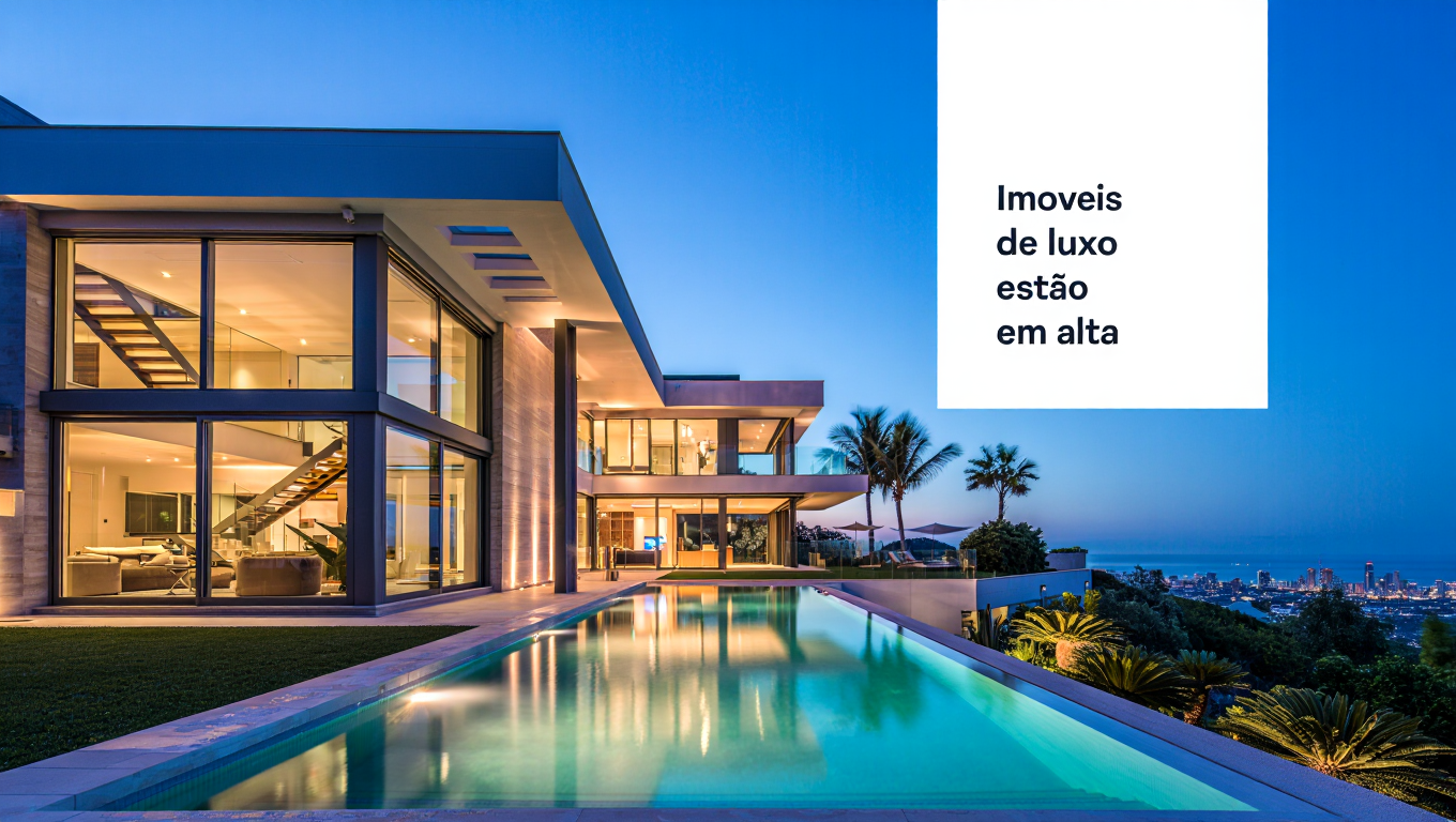 IMOVEIS DE LUXO ESTÃO EM ALTA