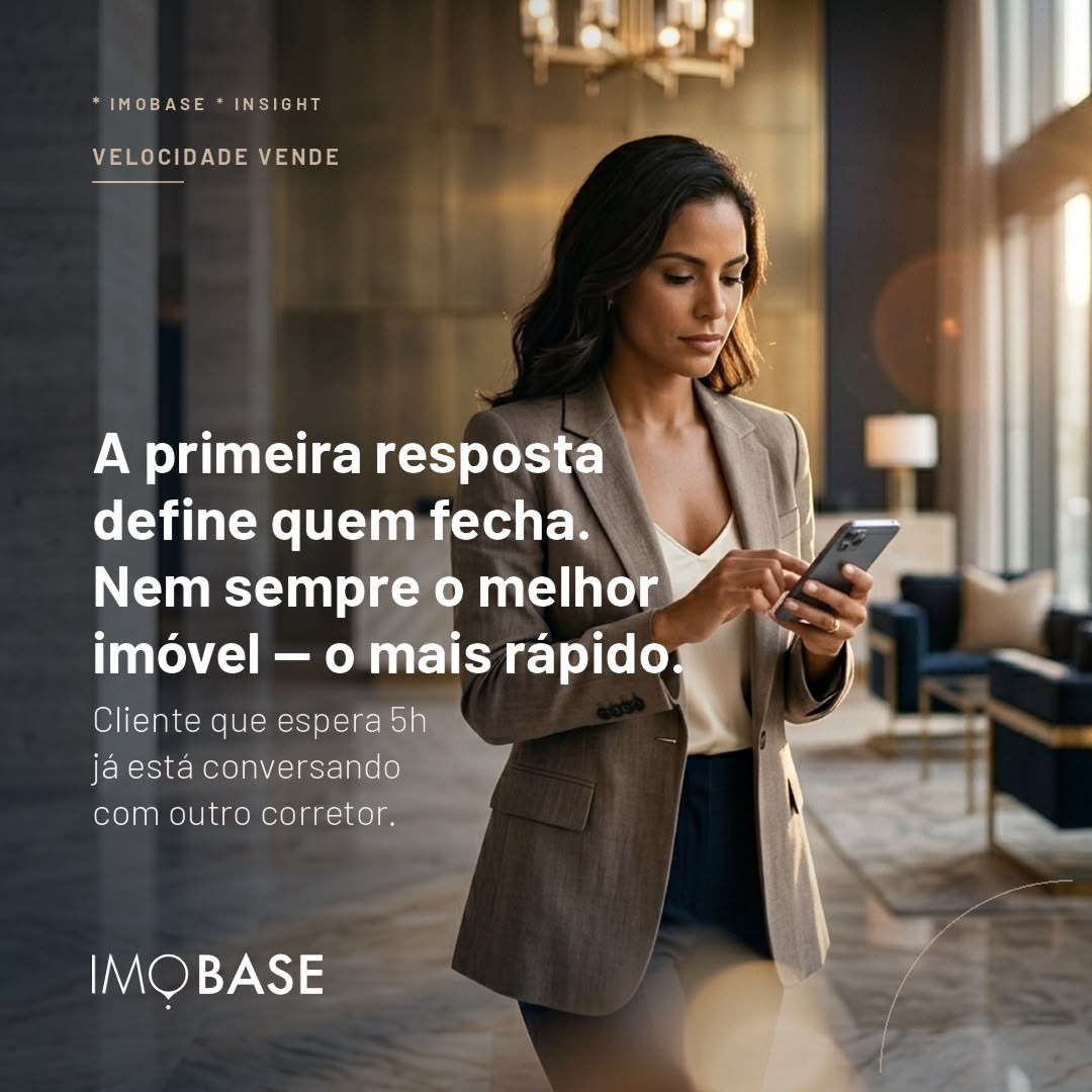 No mercado imobiliário, quem responde primeiro pode sair na frente