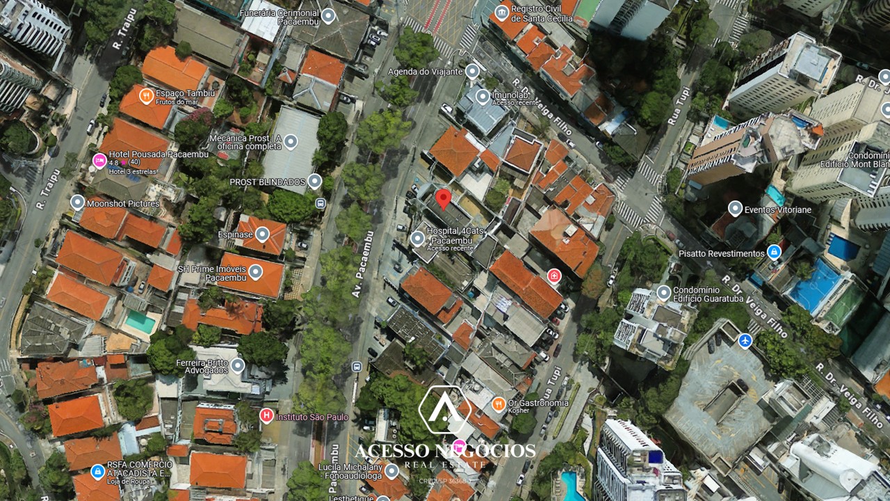 PONTO COPMERCIAL NO PACAEMBÚ - 450 M² - 30 VAGAS - FE091