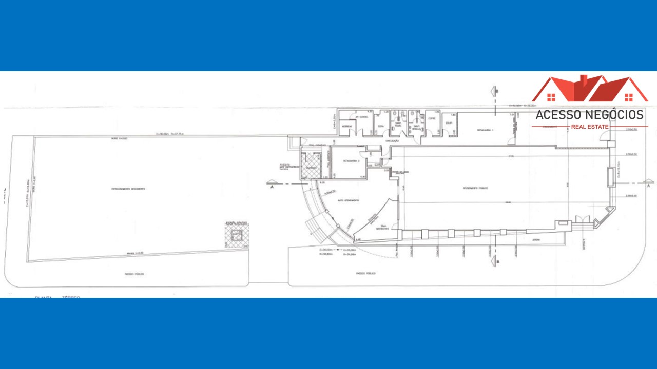 IMÓVEL COMERCIAL PARA LOCAÇÃO 1.173 M² SANTANA - F759