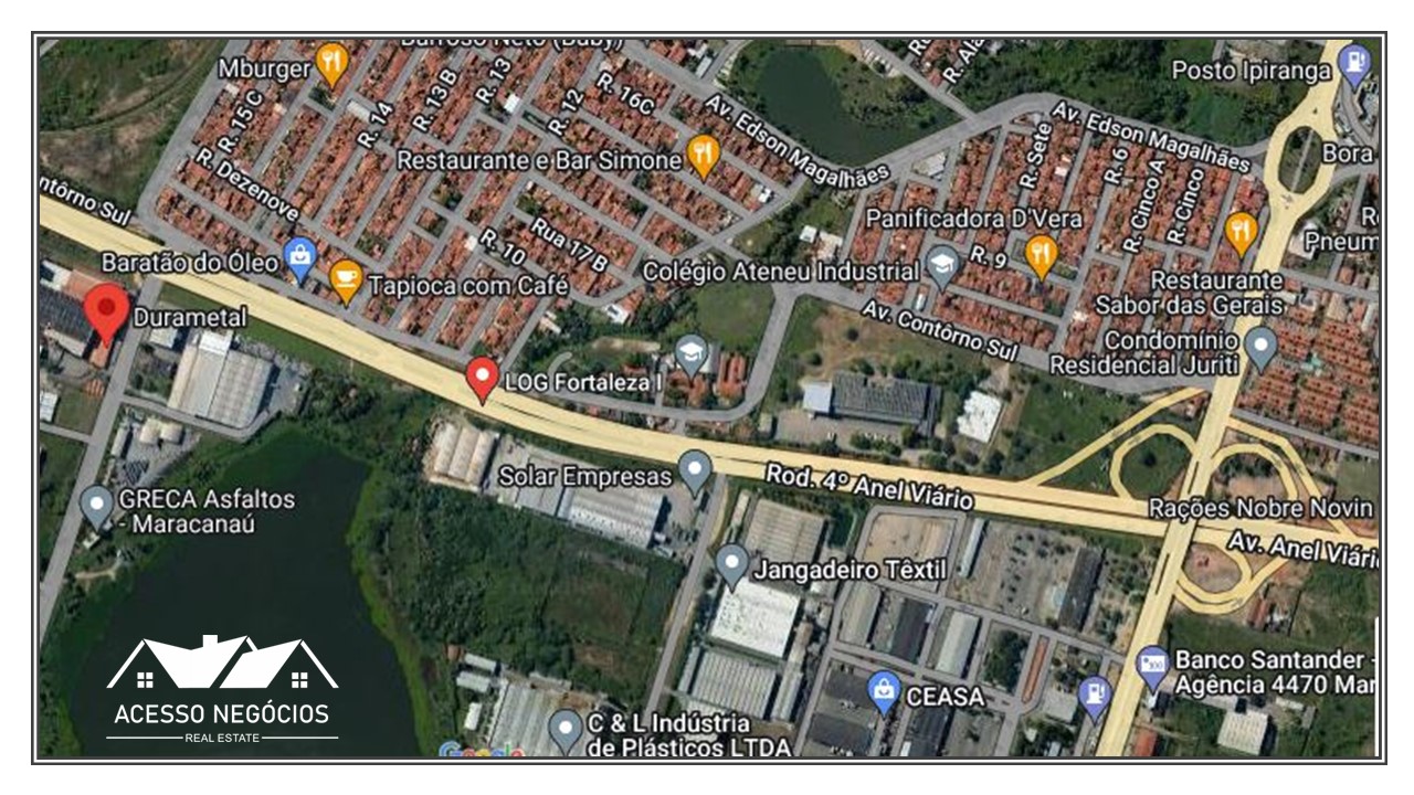 GALPÃO LOGÍSTICO EM ITAITINGA -CE -LOCAÇÃO - ABL  128.000 M²  L522