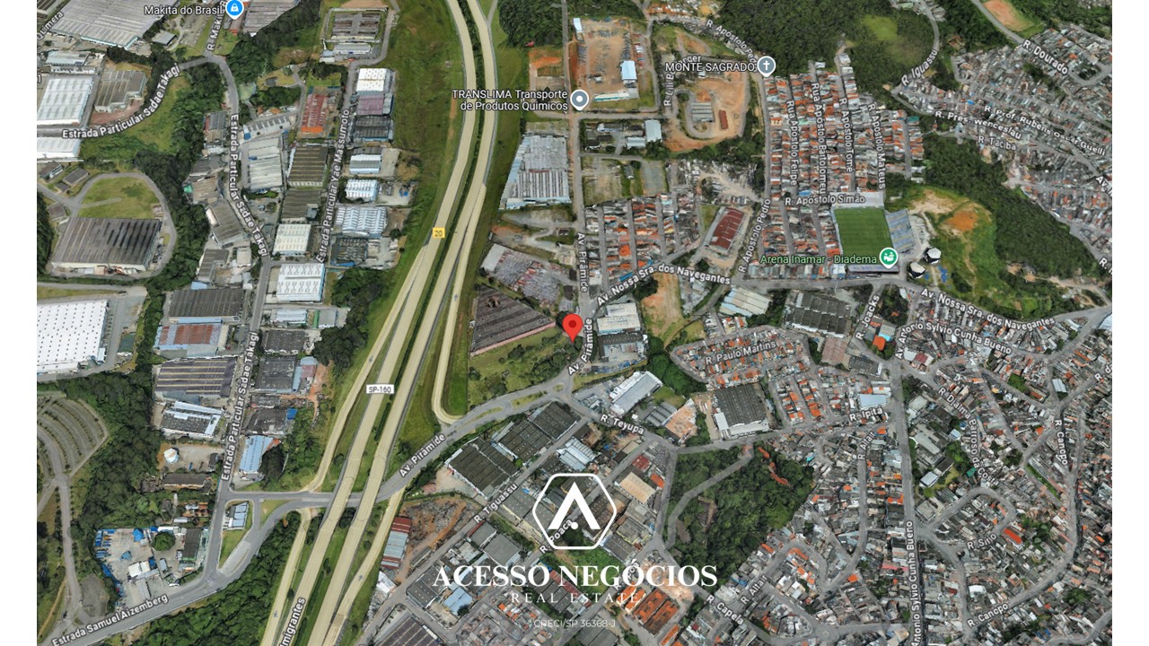 GALPÃO PARA LOCAÇÃO 8.999,80 M² DIADEMA F8