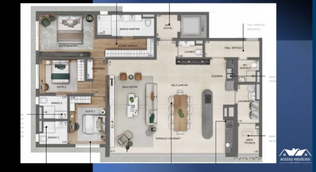 APARTAMENTOS  EM ALTO DE PINHEIROS  -  ELEVADO PADRÃO COM 182 M²  - 3 VAGAS - D092