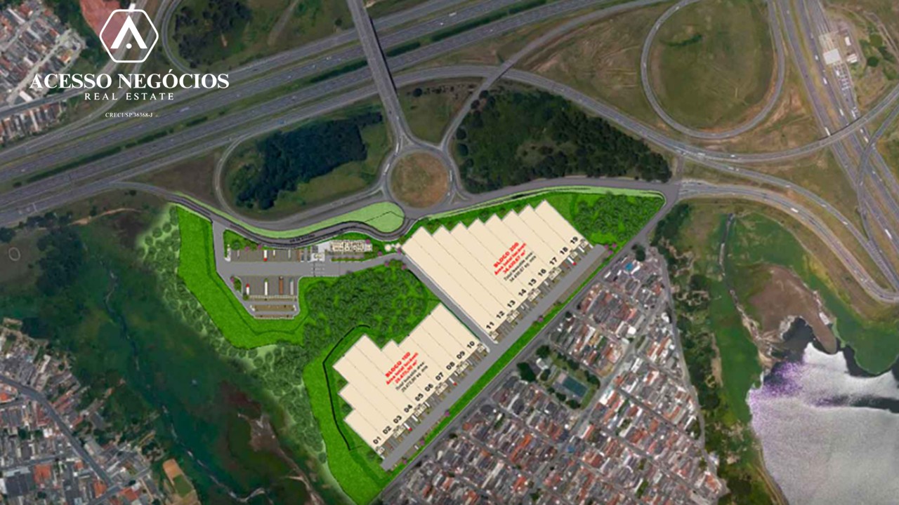 GALPÃO LOGÍSTICO EM SBC - BATISTINI -3744 M² - LOCAÇÃO