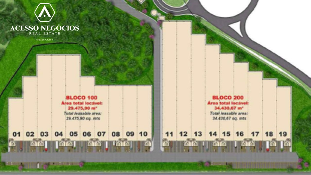 GALPÃO LOGÍSTICO EM SBC - BATISTINI -3744 M² - LOCAÇÃO