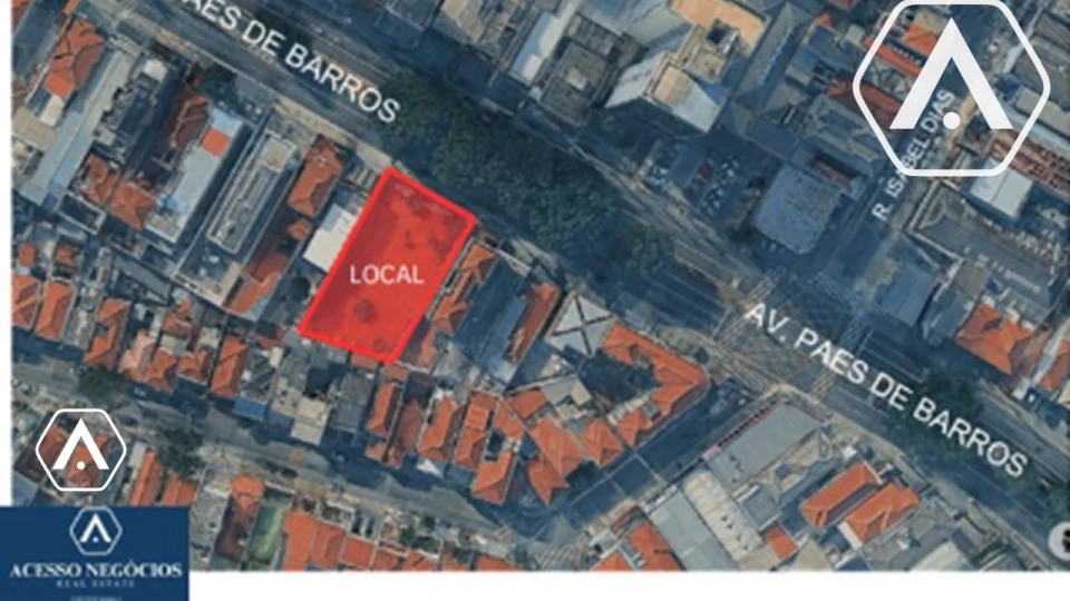 IMOVEL COMERCIAL NA PAES DE BARROS  - MOOCA  - 824 M²