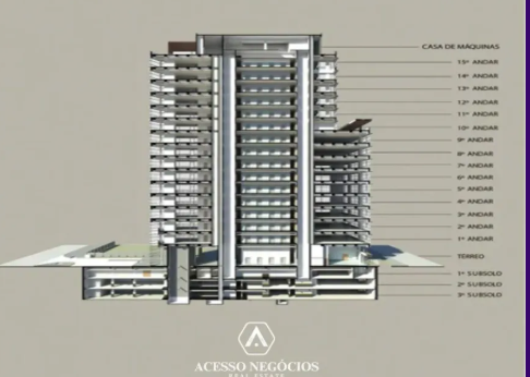 LAJE CORPORATIVA ANDAR BAIXO  NO ITAIM - 1184 M² - 32 VAGAS - FR081