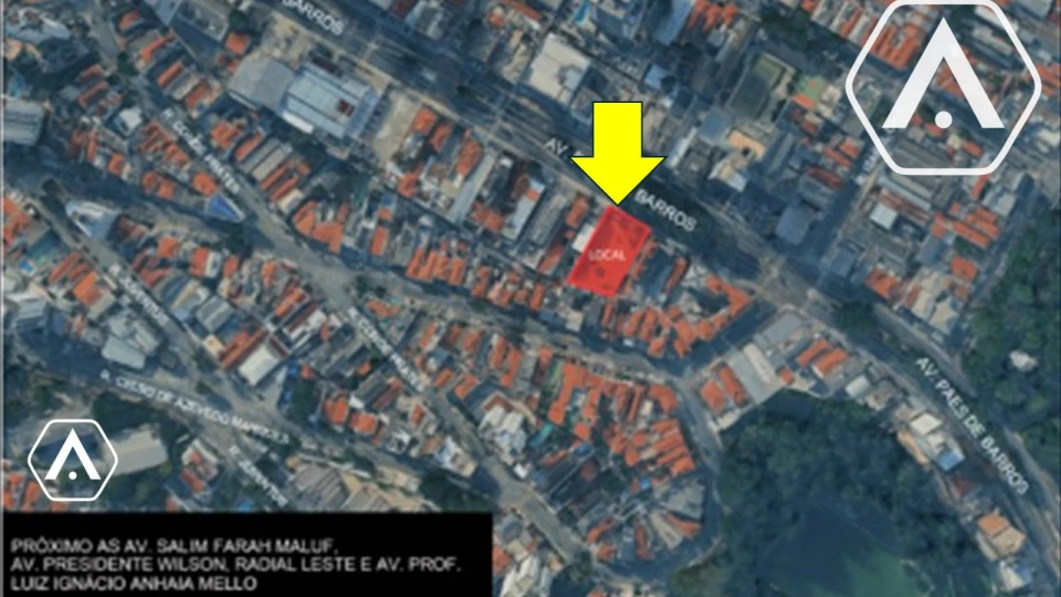 IMOVEL COMERCIAL NA PAES DE BARROS  - MOOCA  - 824 M²