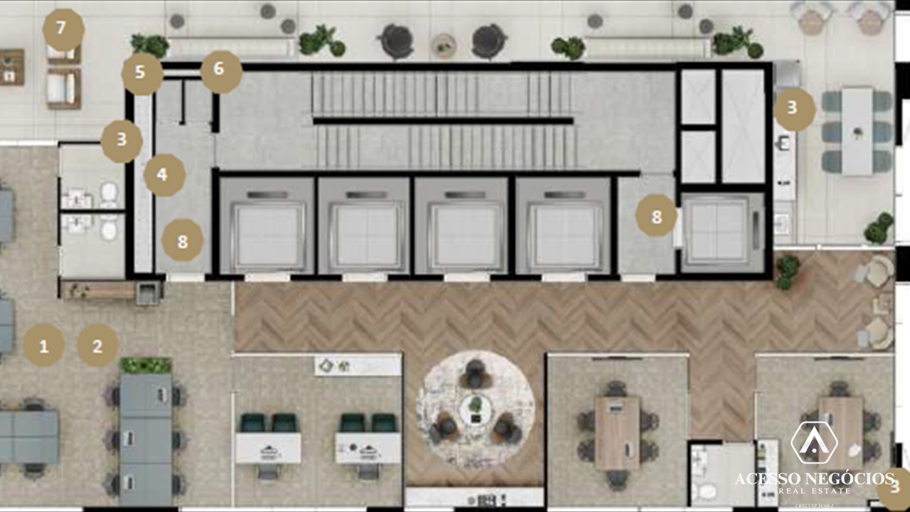 CORPORATIVOS NO ITAIM - ALTO PADRÃO - 325 E 608 M² - PAT001