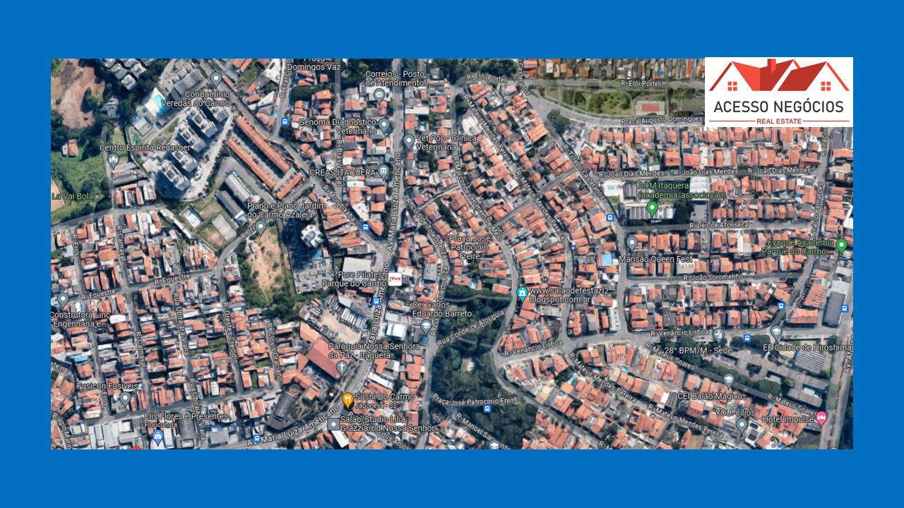 IMÓVEL COMERCIAL PARA VENDA COM RENDA 912 M² PARQUE DO CARMO-SP F805