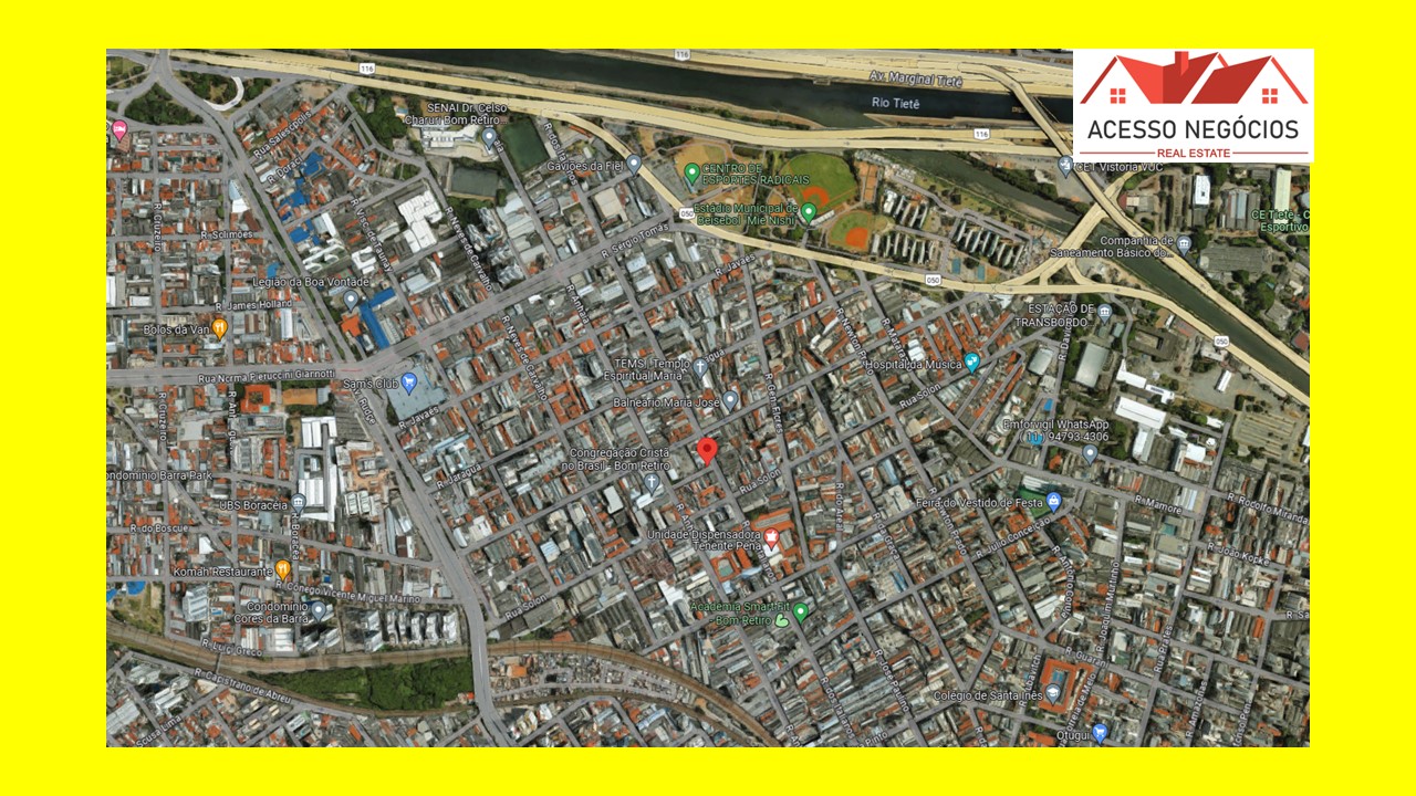 IMÓVEL COMERCIAL PARA VENDA COM RENDA 521 M² BOM RETIRO-SP F811