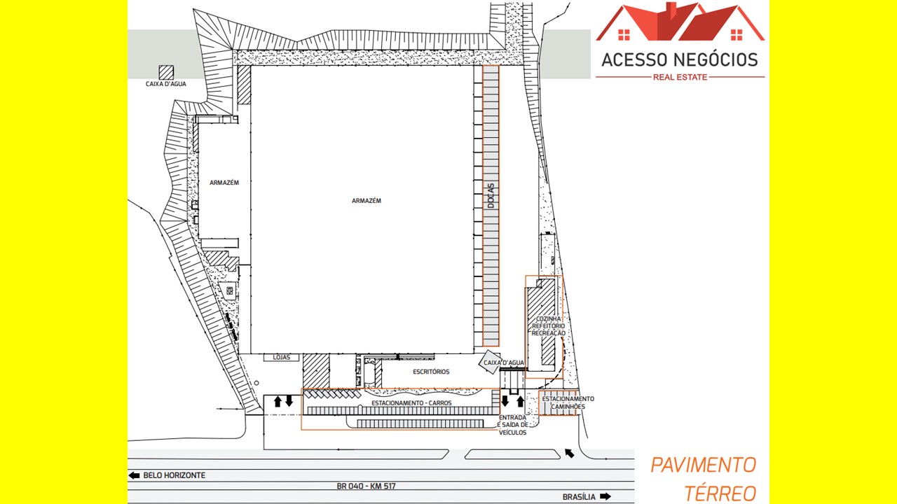 GALPÃO PARA LOCAÇÃO 32.703 M² RIBEIRÃO DAS NEVES – MG F631