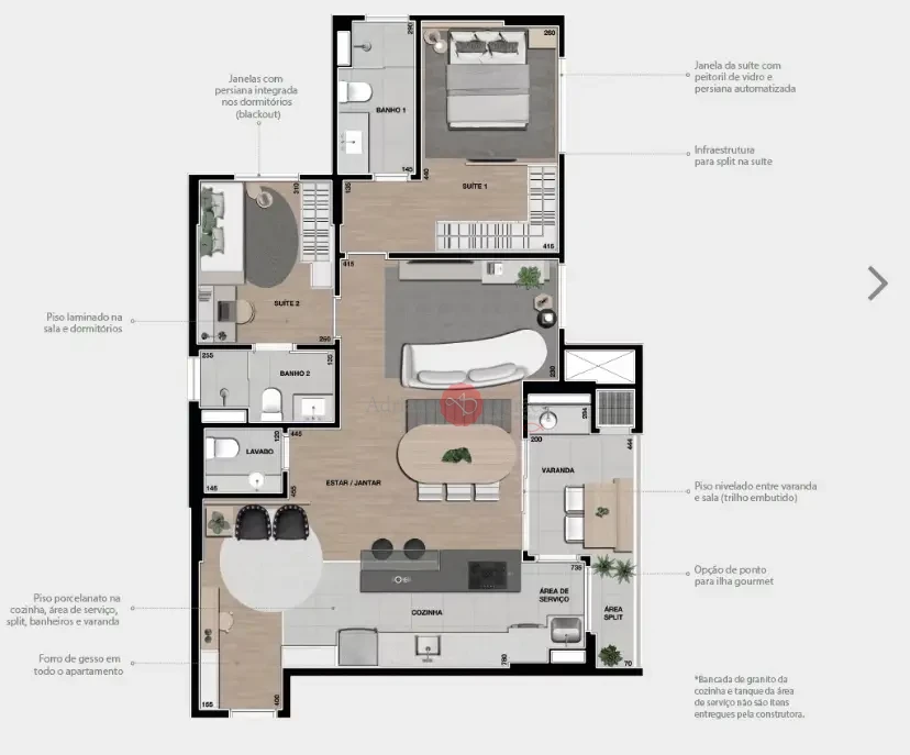 Apartamento Para Alugar Edifício Sense Londrina