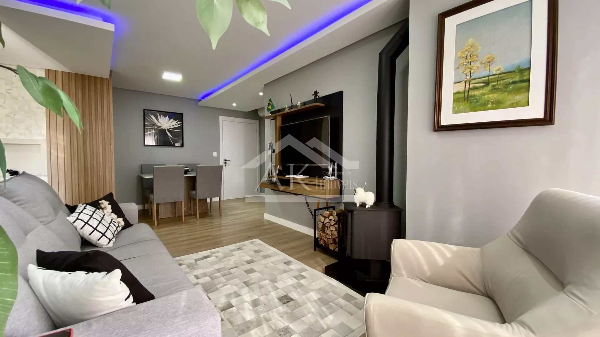 Charmoso apartamento semimobiliado à venda em Nova Petrópolis na Serra Gaúcha