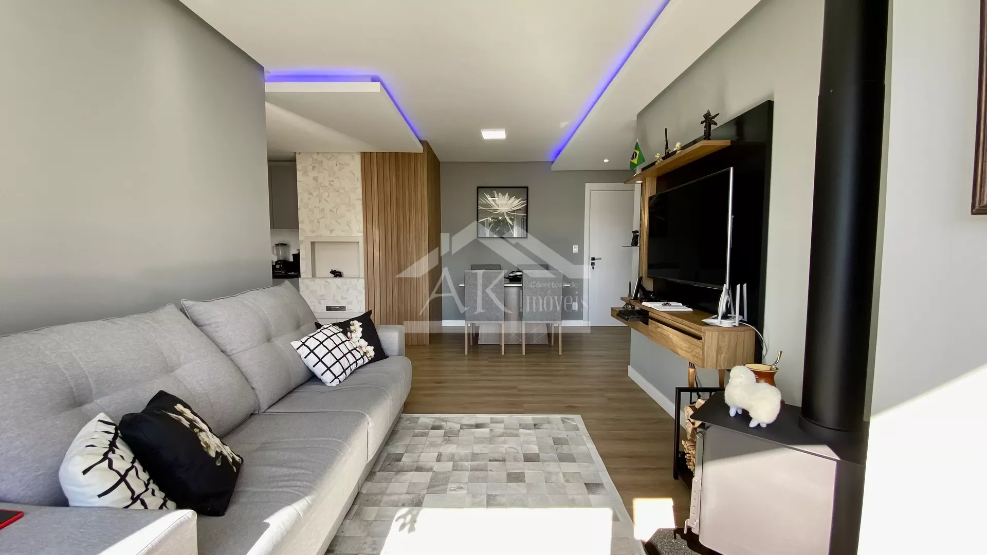 Charmoso apartamento semimobiliado à venda em Nova Petrópolis na Serra Gaúcha