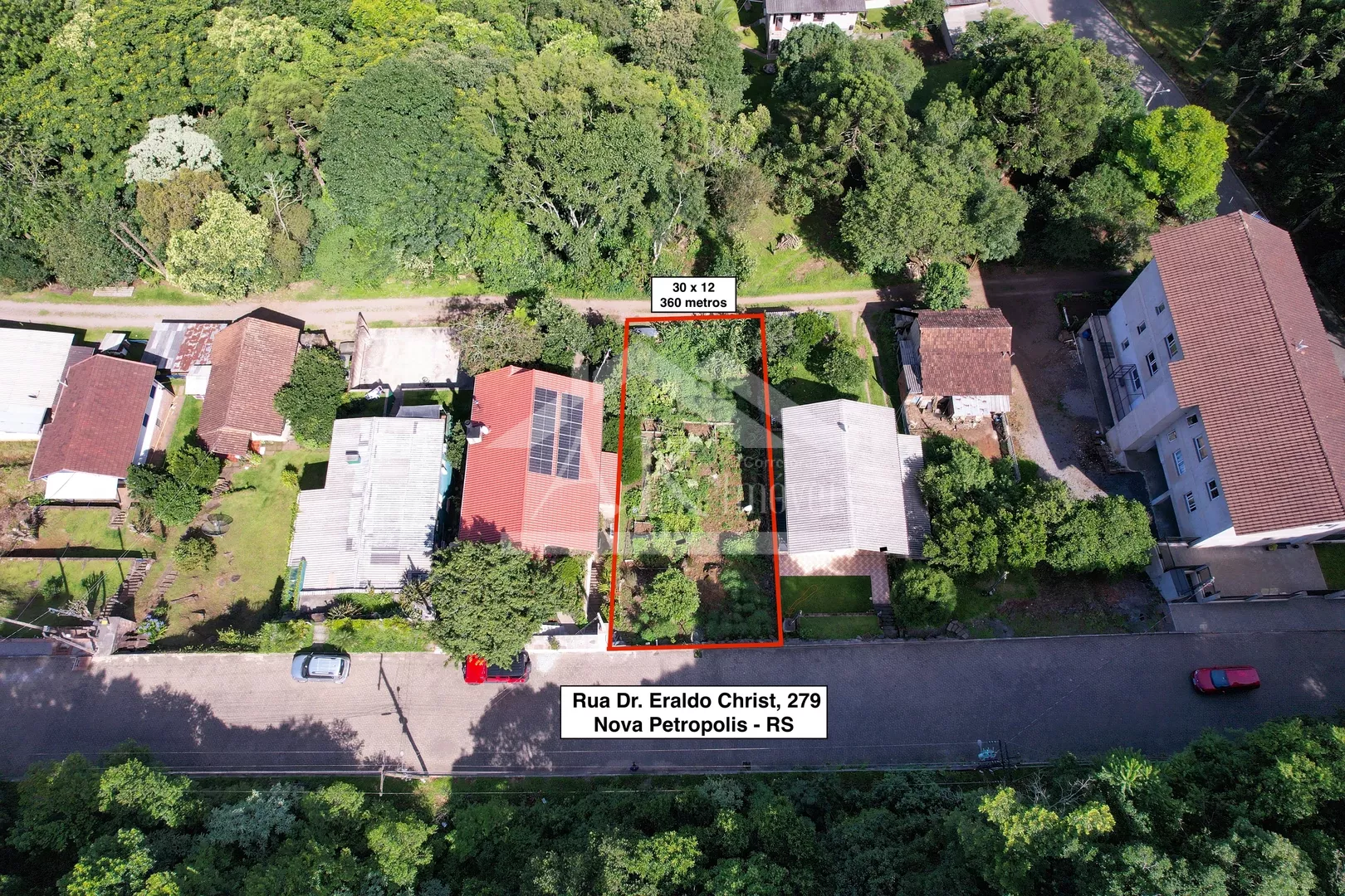 Terreno com declive à venda em Nova Petrópolis, na Serra Gaúcha