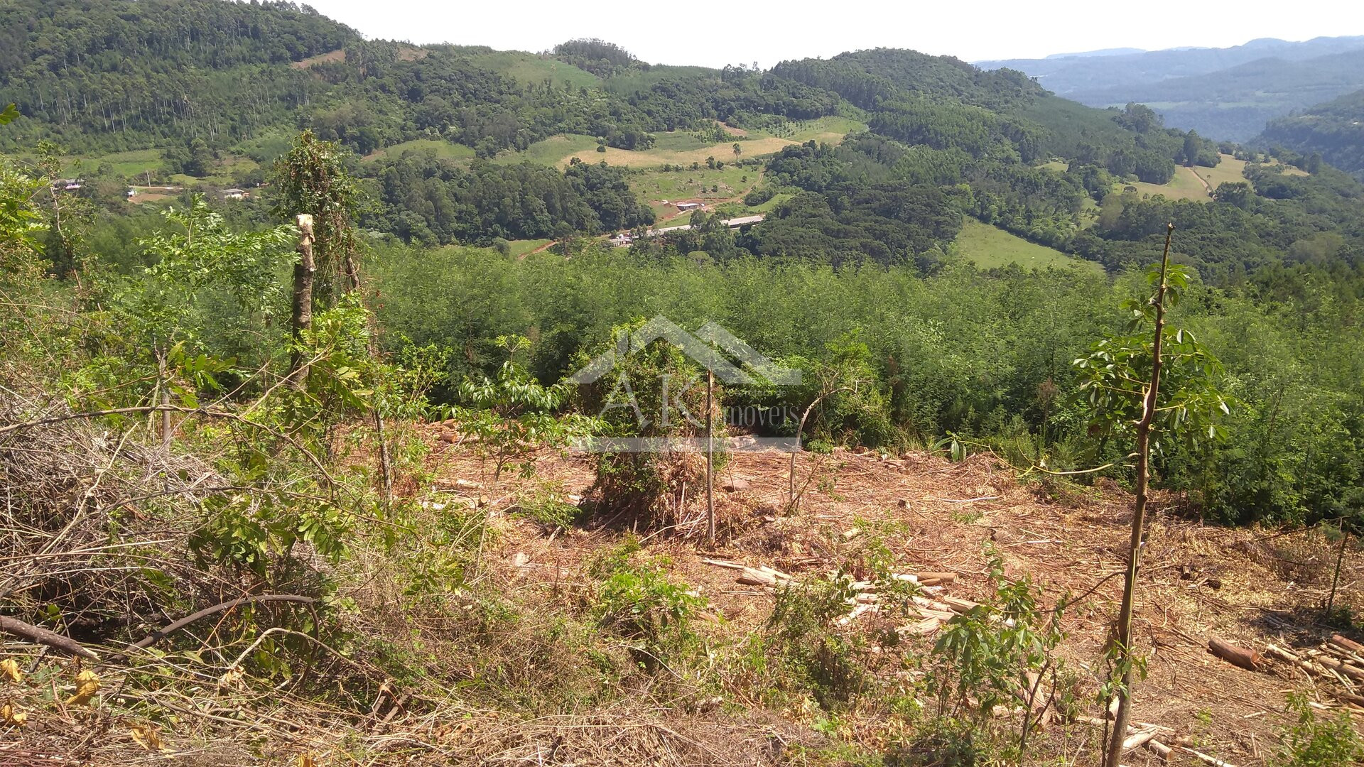 Área de terras com vista panorâmica à venda na zona rural de Morro Reuter