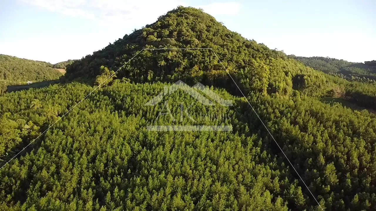 Área de terras com vista panorâmica à venda na zona rural de Morro Reuter