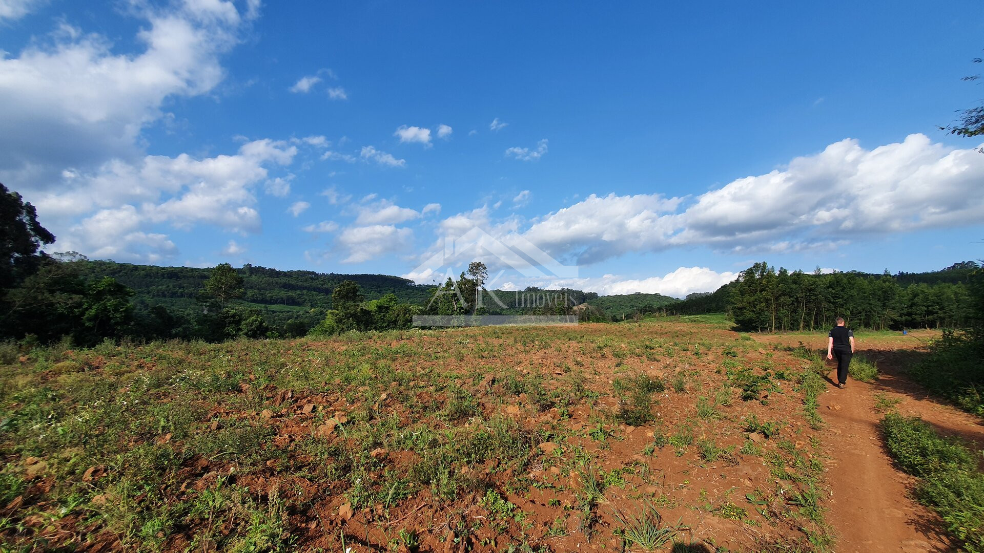 Área de terras com vista à venda no alto de Linha Nova - RS