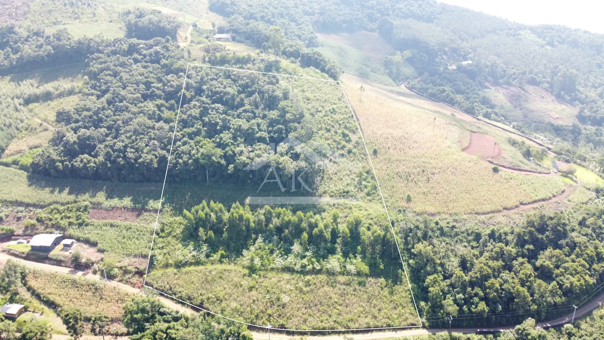 Área de terra com vista panorâmica à venda em Morro Reuter-RS
