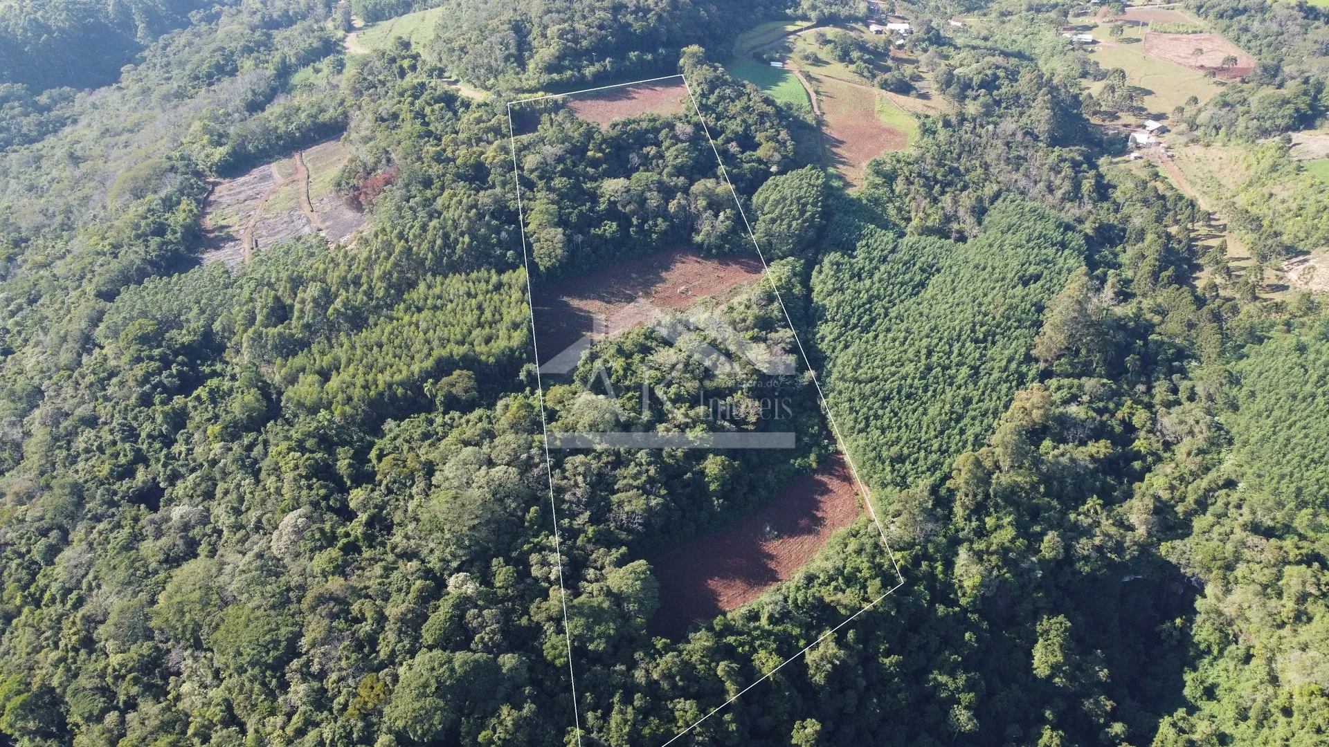 Área de terras com linda vista à venda em Linha Nova, na Serra Gaúcha