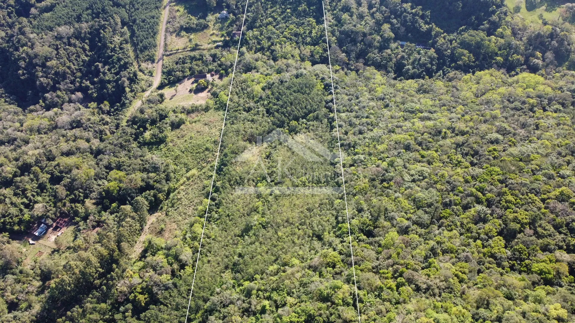 Área de terra com vista e riacho à venda em Linha Nova na Serra Gaúcha