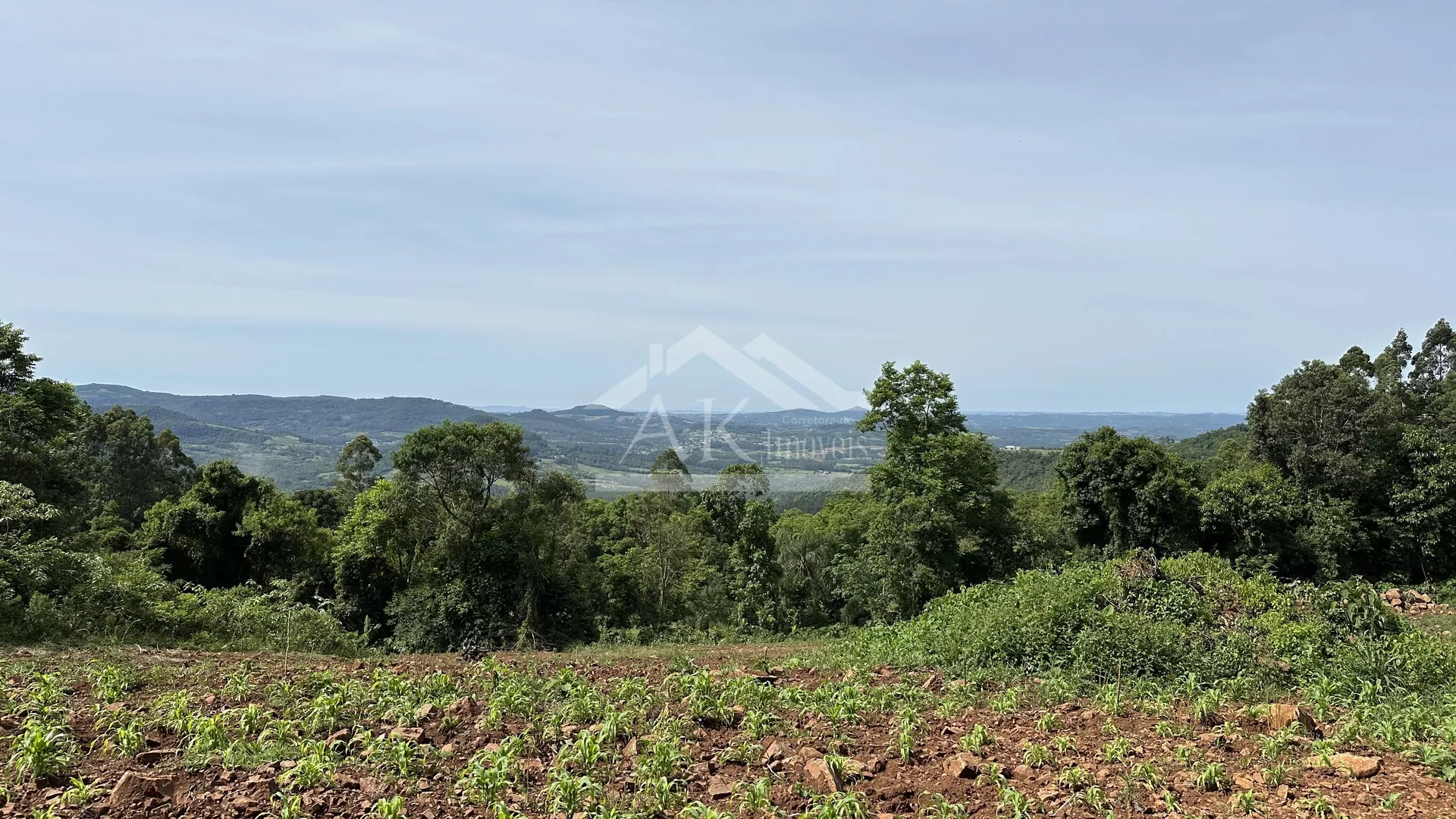Área de terra com vista panorâmica à venda em Linha Nova RS