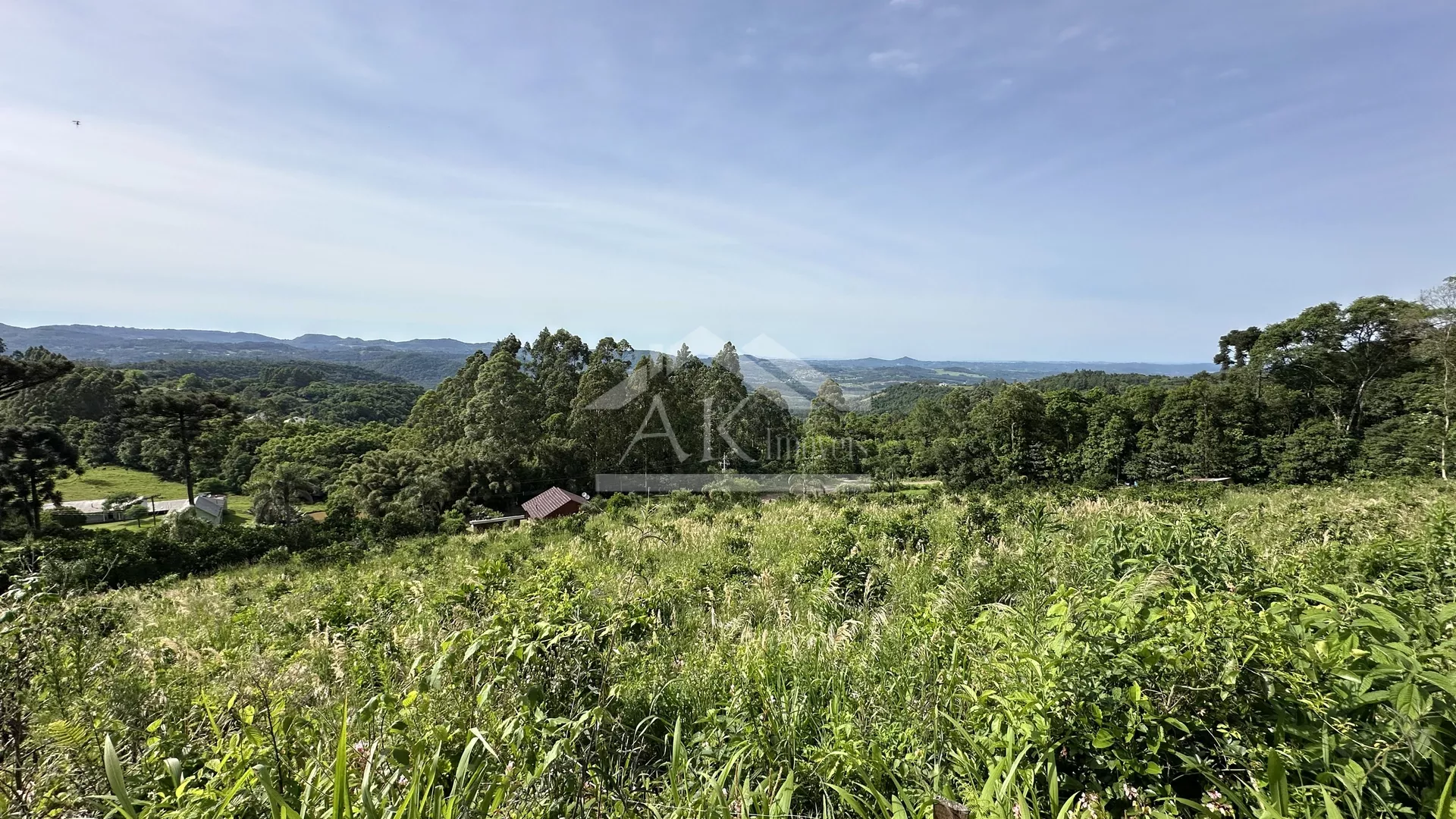 Área de terra com vista panorâmica à venda em Linha Nova RS