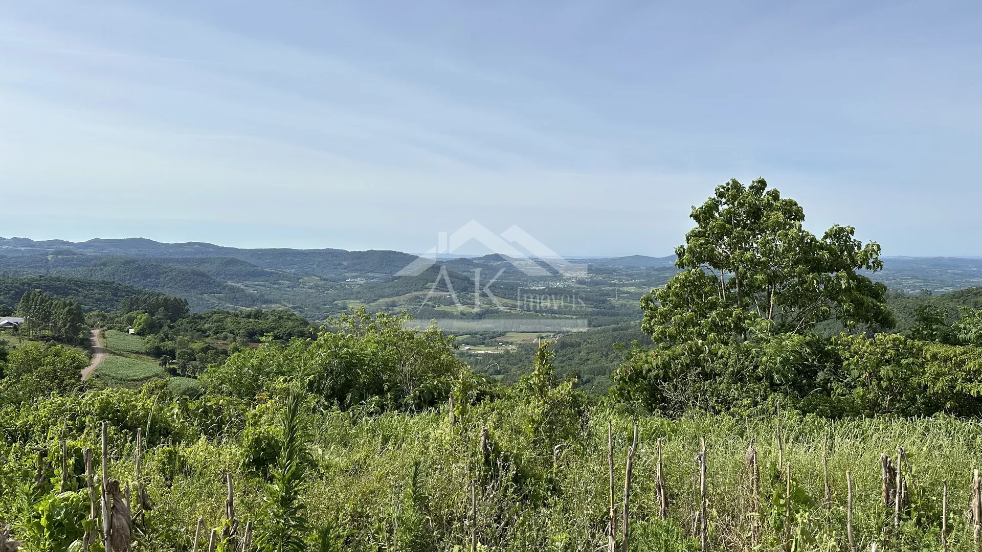 Área de terra com vista panorâmica à venda em Linha Nova RS