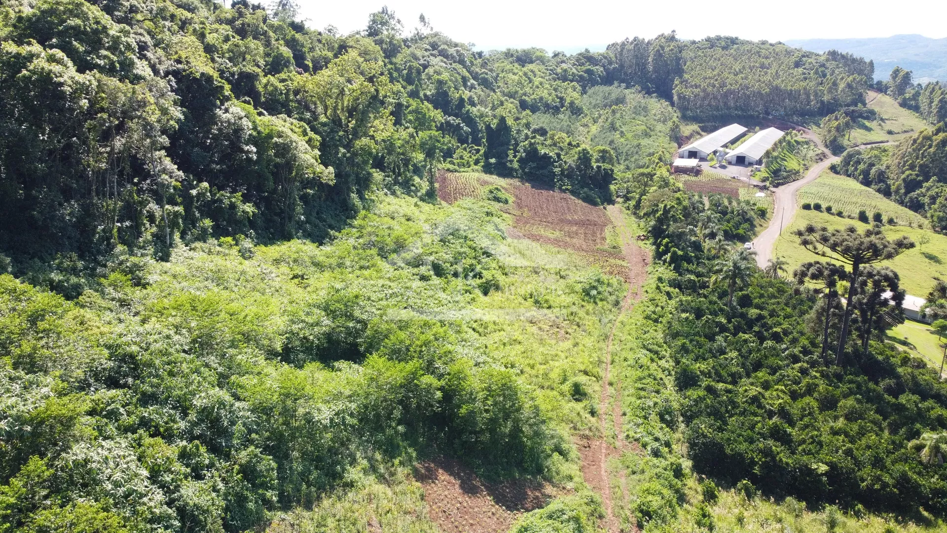 Área de terra com vista panorâmica à venda em Linha Nova RS