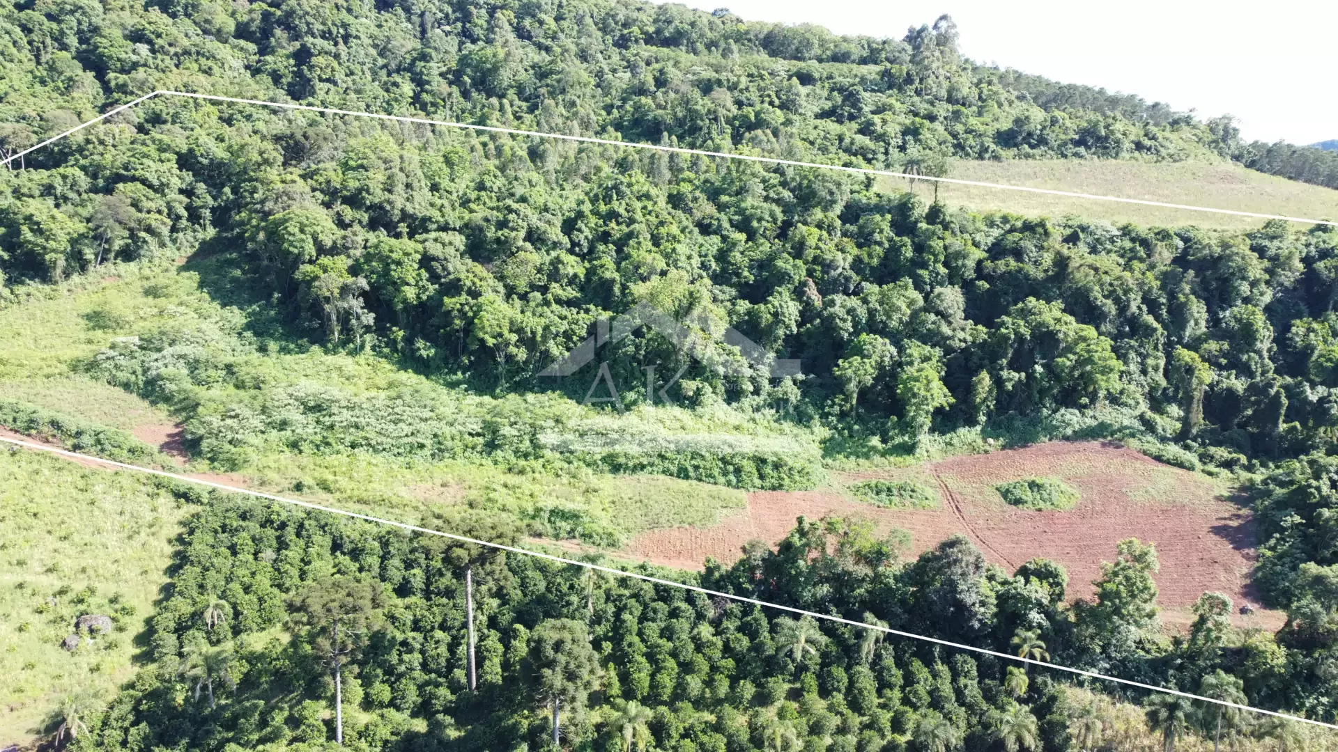 Área de terra com vista panorâmica à venda em Linha Nova RS