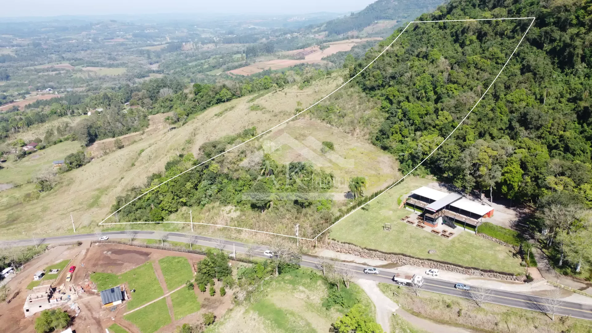 Área de terra com vista à venda em Linha Nova na Serra Gaúcha