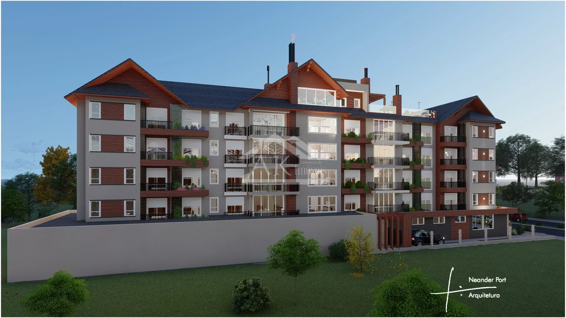 Belíssimos apartamentos com rooftop à venda em Nova Petrópolis na Serra Gaúcha