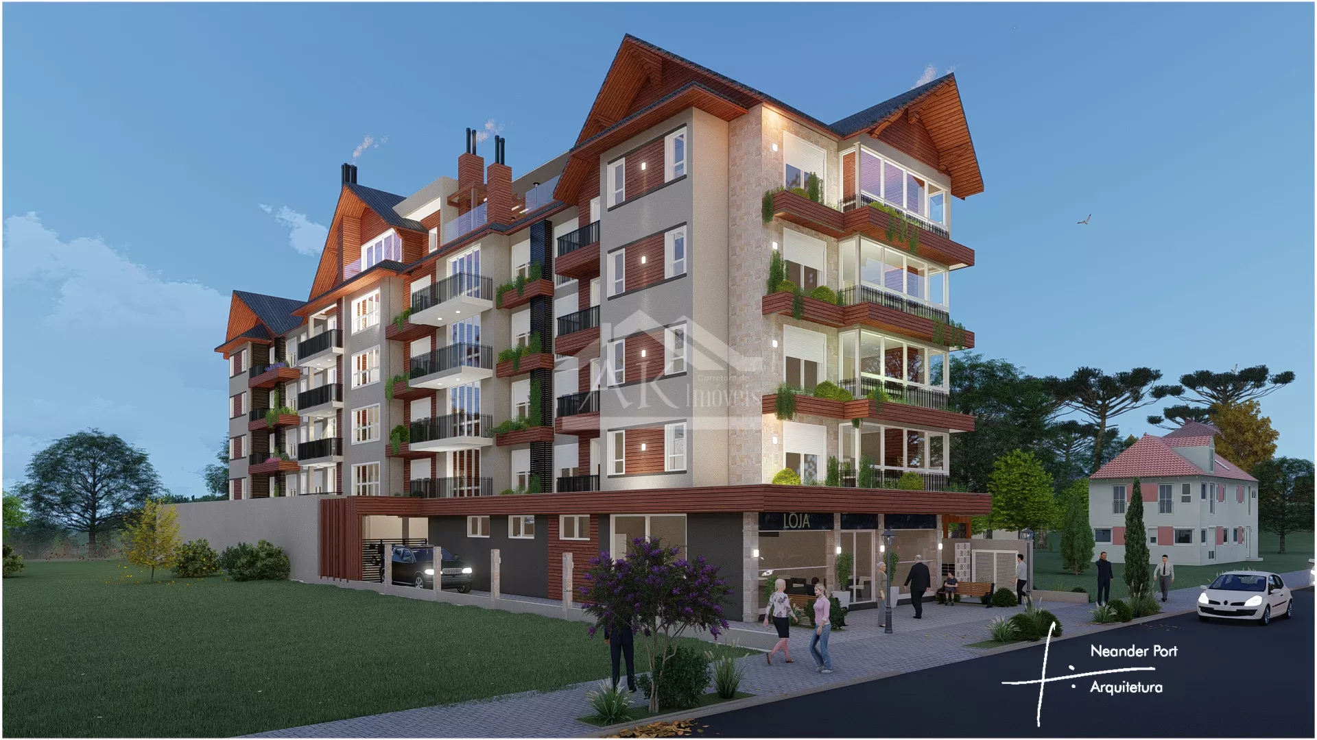 Belíssimos apartamentos com rooftop à venda em Nova Petrópolis na Serra Gaúcha