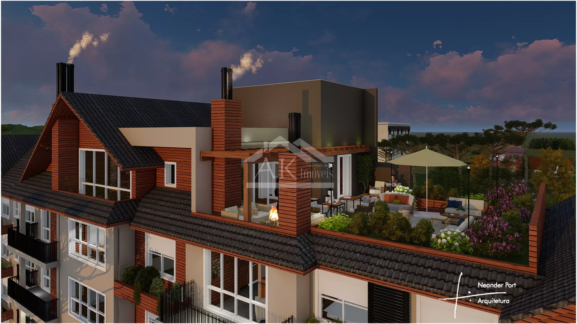 Belíssimos apartamentos com rooftop à venda em Nova Petrópolis na Serra Gaúcha