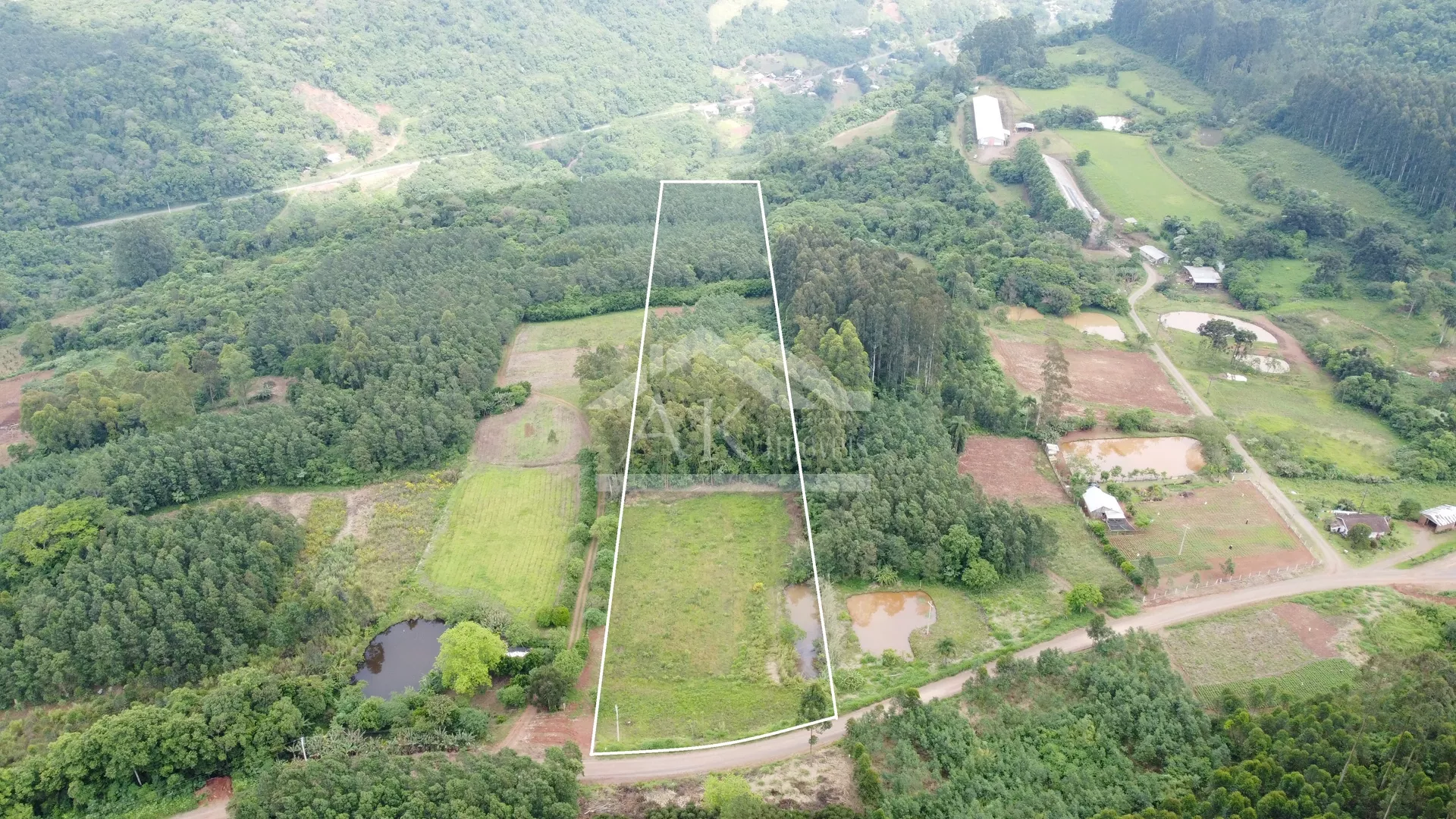 Área de terra com potencial de vista à venda em Linha Nova RS
