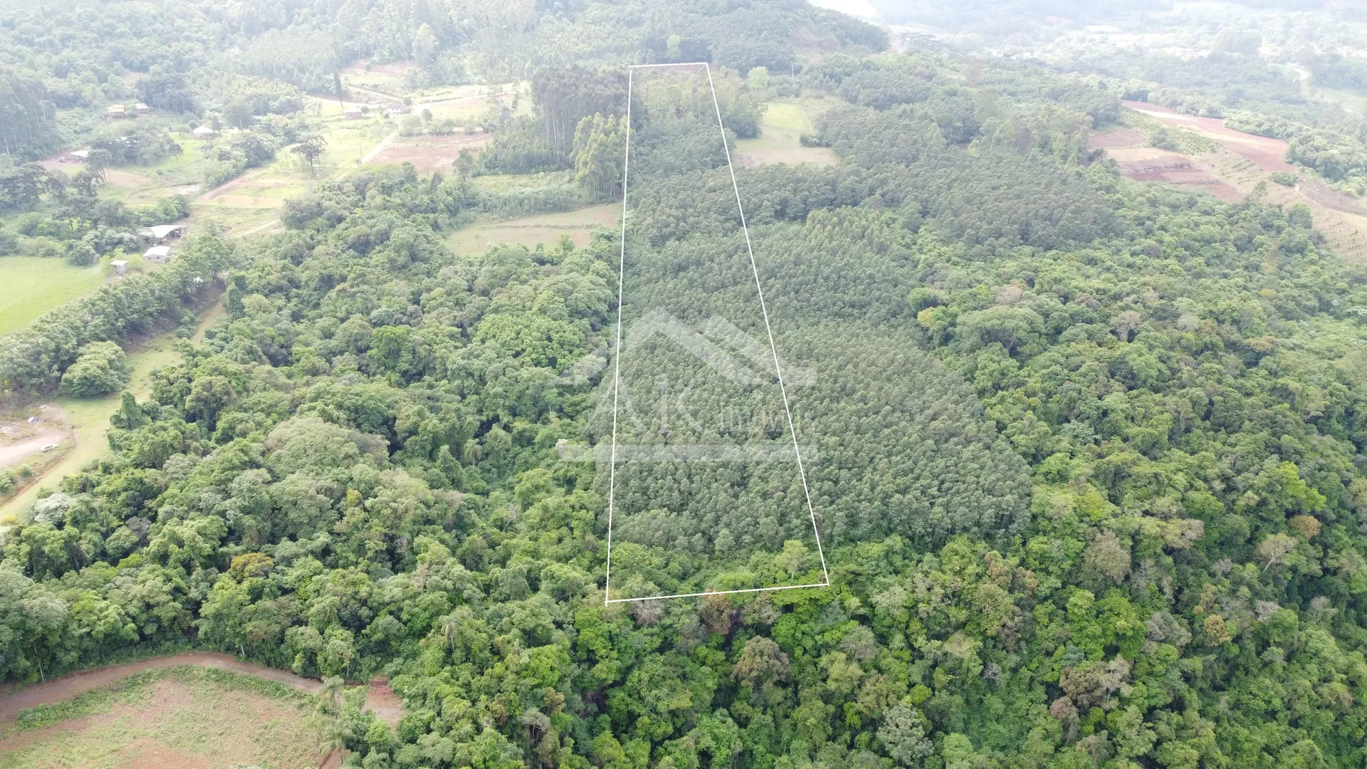 Área de terra com potencial de vista à venda em Linha Nova RS