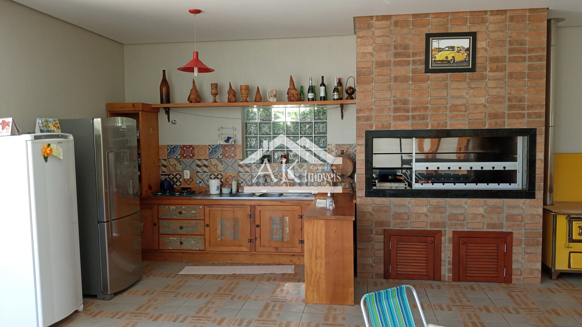 Casa com quiosque, piscina e linda vista a venda em Morro Reuter na Serra Gaúcha