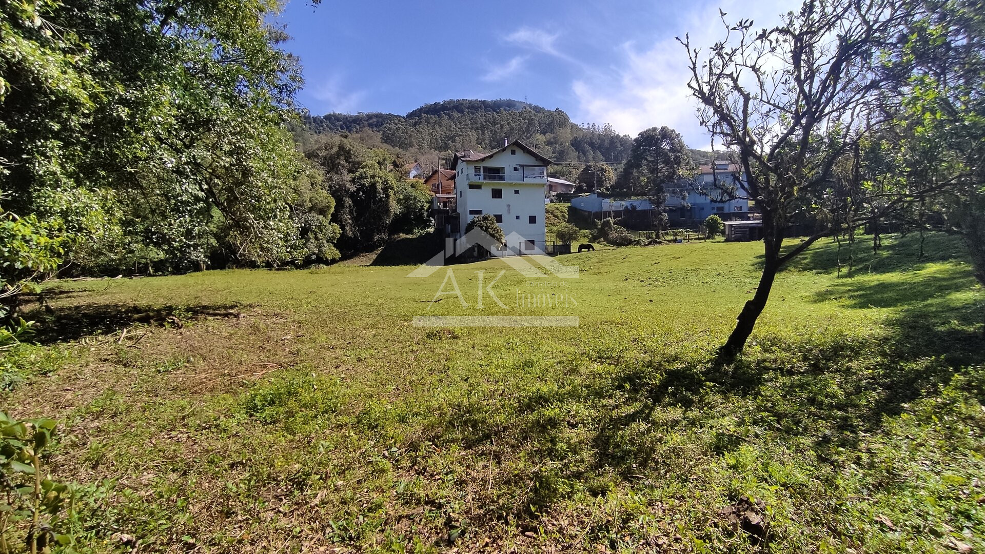 Terreno com frente para BR 116 e fundos para arroio a venda em Picada Café na Serra Gaúcha