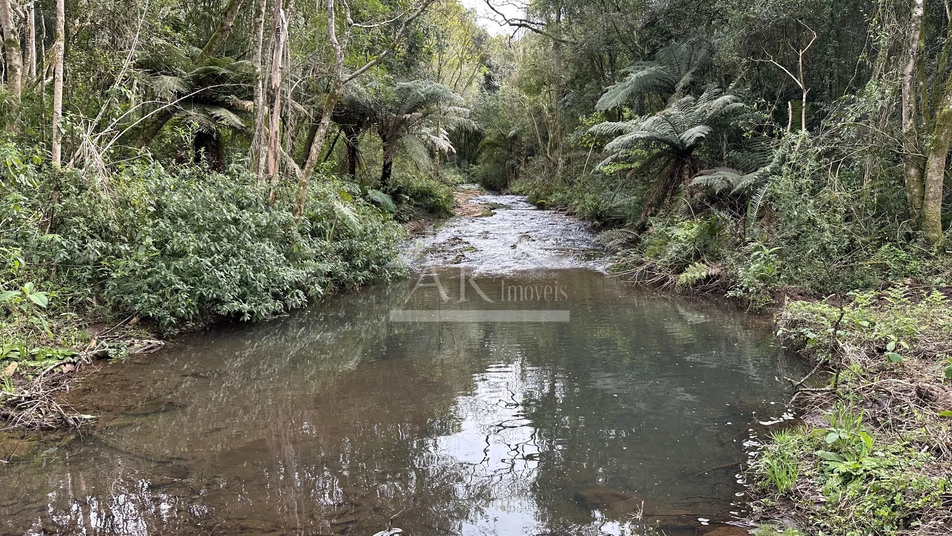 Área de terra com riacho à venda em Santa Maria do Herval