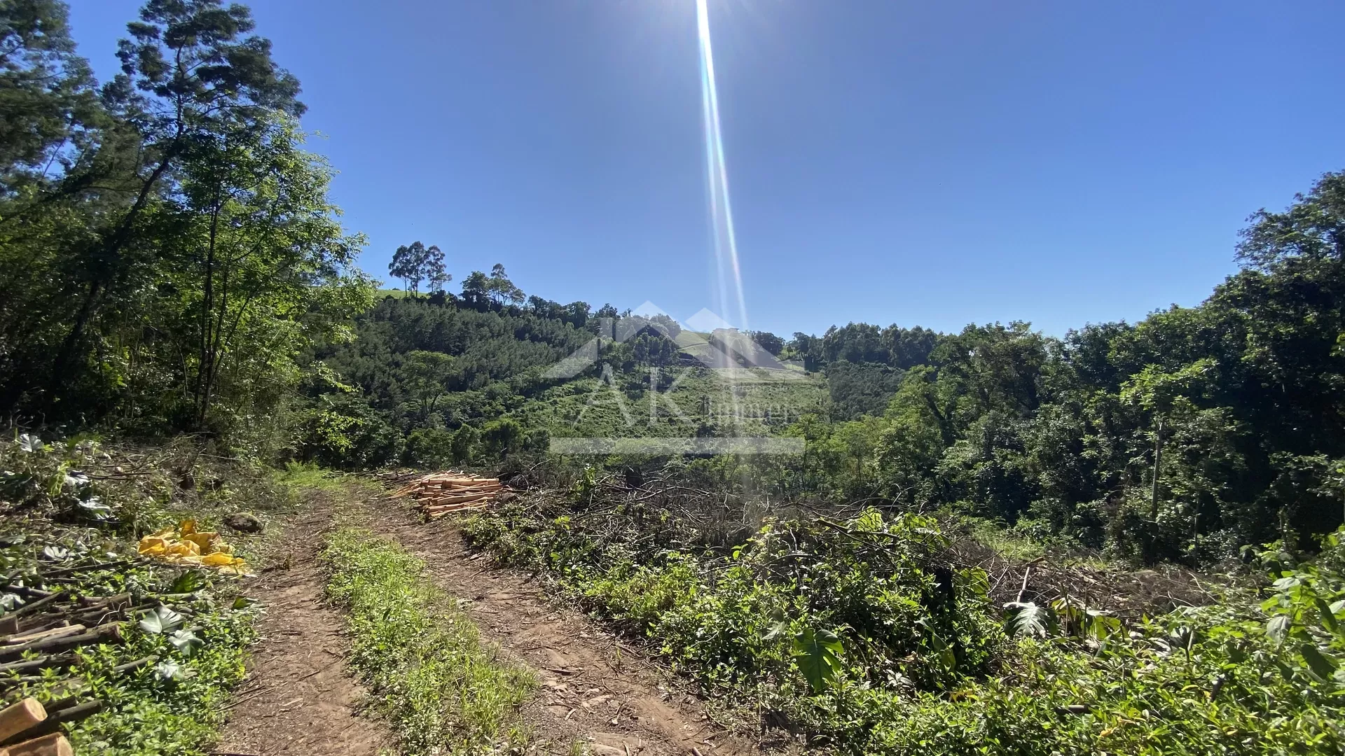 Bela área com vista e riacho à venda em Linha Nova na Serra Gaúcha!