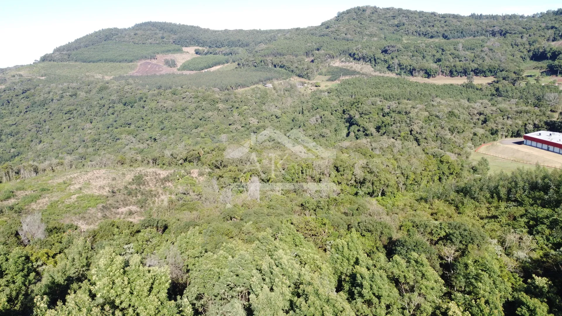 Área de terra com vista à venda no interior de Morro Reuter