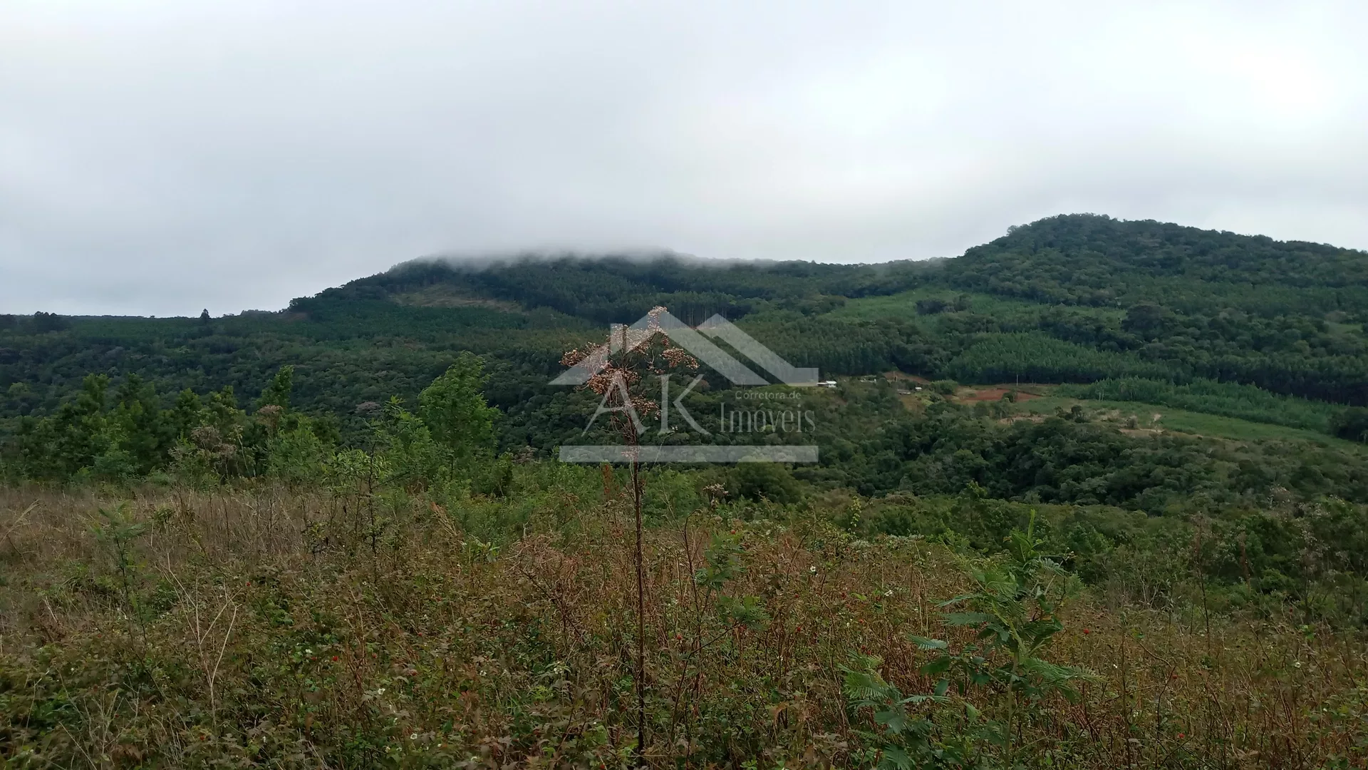 Área de terra com vista à venda no interior de Morro Reuter