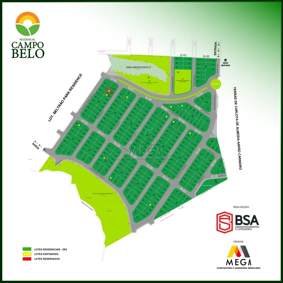 RESIDENCIAL CAMPO BELO - QUADRA 6 LOTE 9
