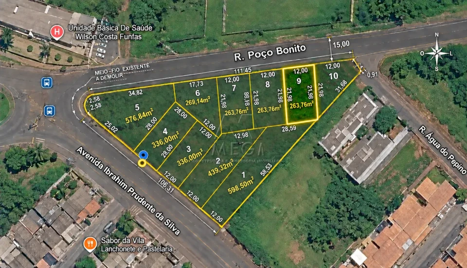 TERRENO À VENDA - RECANTO ALVORADA/VILA ESPERANÇA