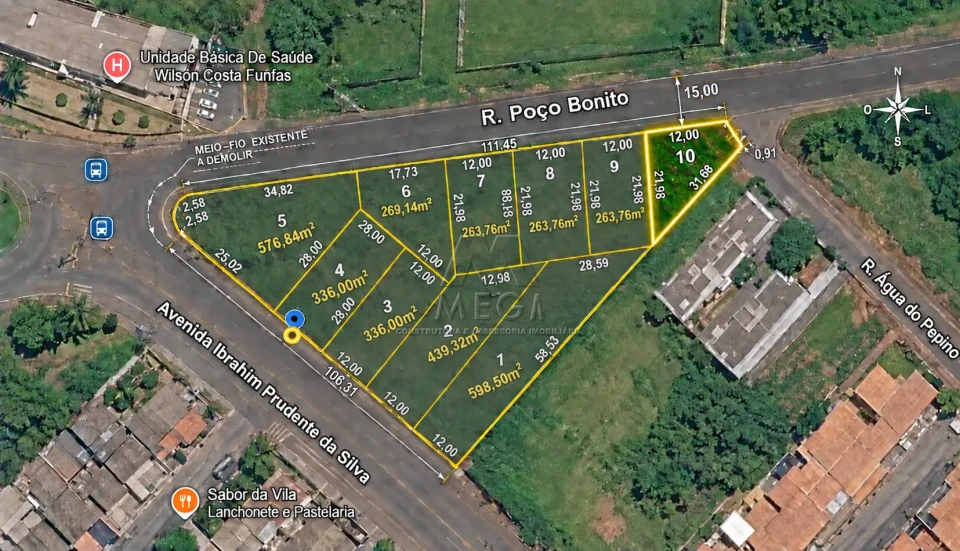 TERRENO À VENDA - RECANTO ALVORADA/VILA ESPERANÇA