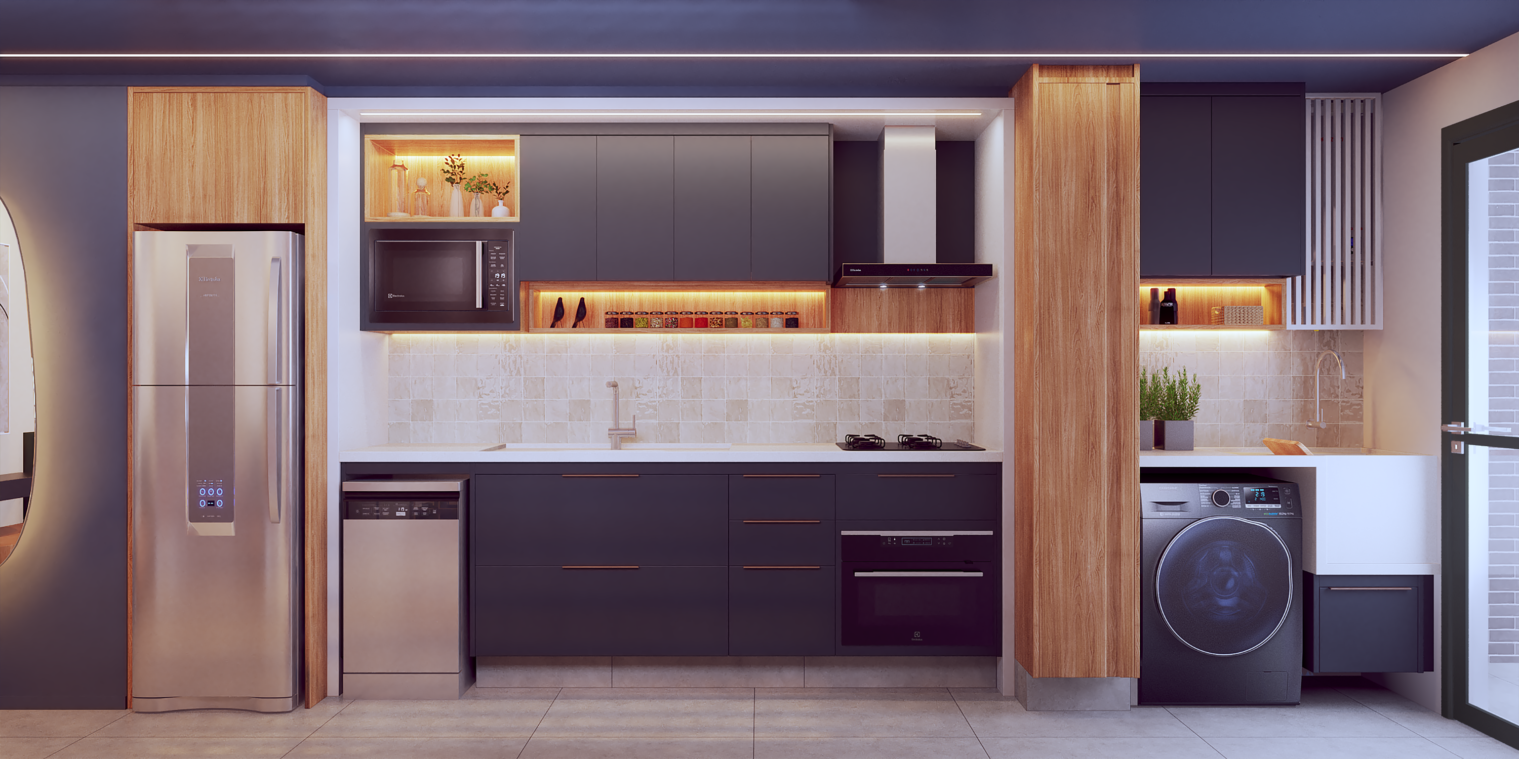 Imagens do imóveis Apartamento À Venda Residencial Marino Praia Grande