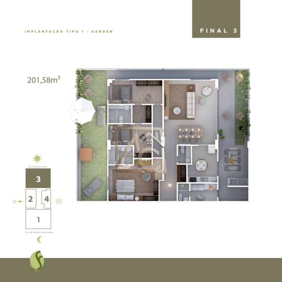 Imagens do imóveis Apartamento Na Planta Á Venda Jardim Do Forte Praia Grande