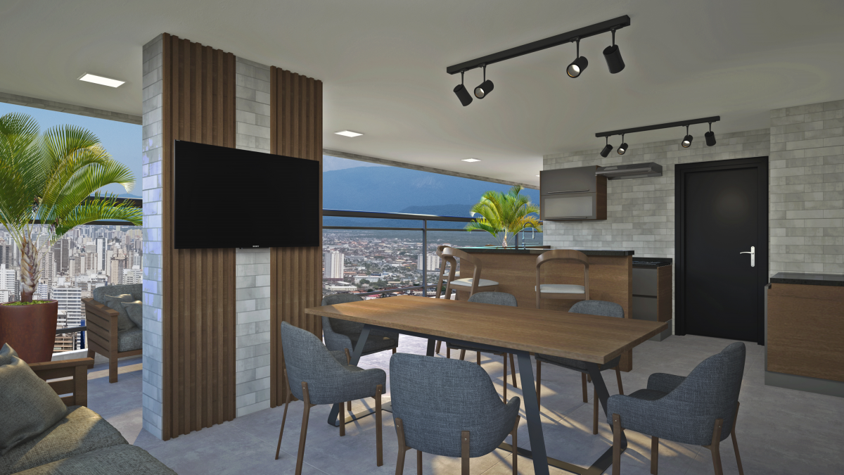 Imagens do imóveis Apartamento À Venda Residencial Berilo Praia Grande